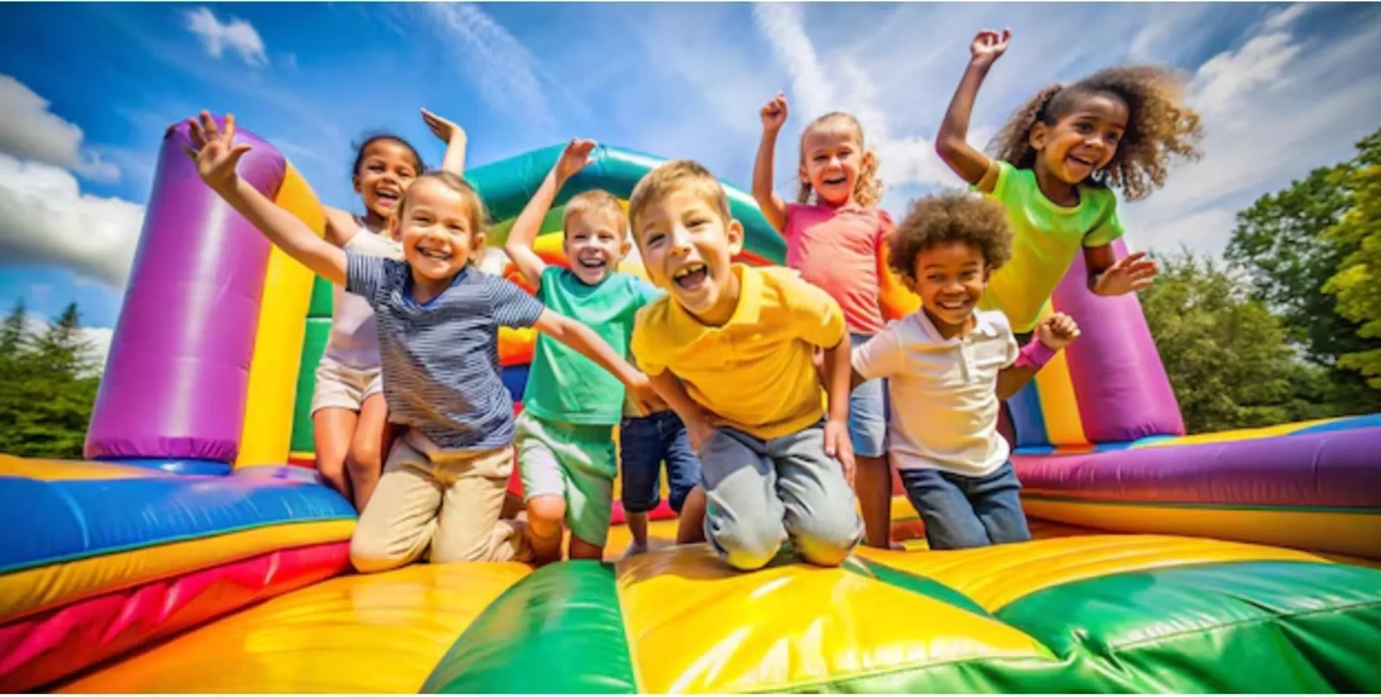 Easy Bounce House & Water Slide Combo Rental – Book Now!